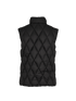 Moncler Quilted Zip-Up Gilet, £220, Clothing, Black, Down Feathers, Back view
