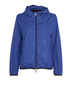 Moncler Joyeuse Windbreaker, Polyamide, Blue, Sz M, 2*