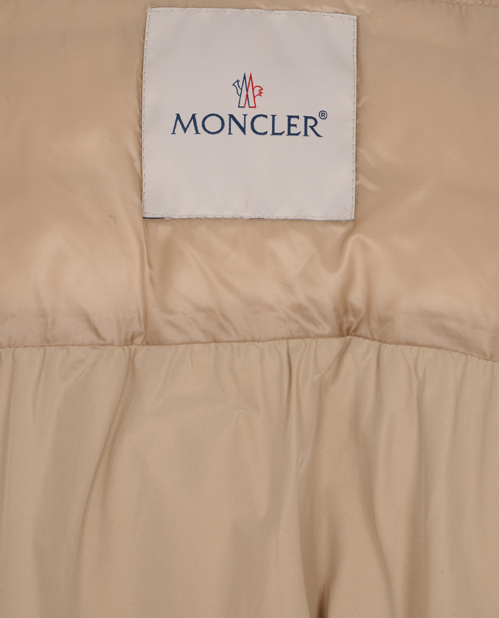 Moncler Alexis Jacket, &pound;350, Clothing, Beige, Down Feathers/Polyester Mix, Other view