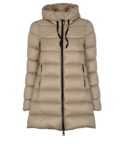 Moncler Suyen Lightweight Puffer Jacket, Nylon, Beige, Sz XXS, 2*