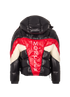 Moncler Anthime Puffer Jacket, &pound;595, Clothing, Black/Red/White, Down Feathers, Back view