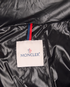 Moncler Anthime Puffer Jacket, &pound;595, Clothing, Black/Red/White, Down Feathers, Other view
