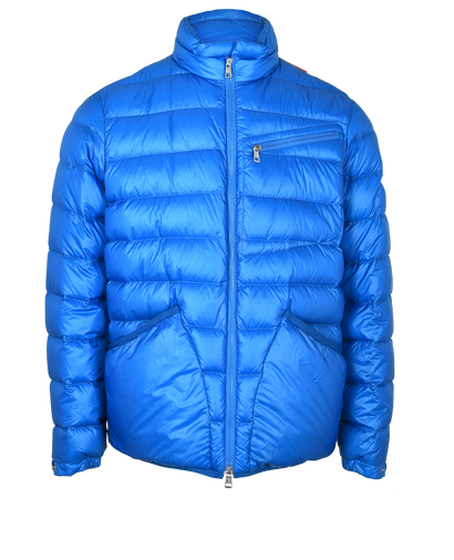 Moncler Down Jacket, &pound;495, Clothing, Blue, Down Feathers, Front view
