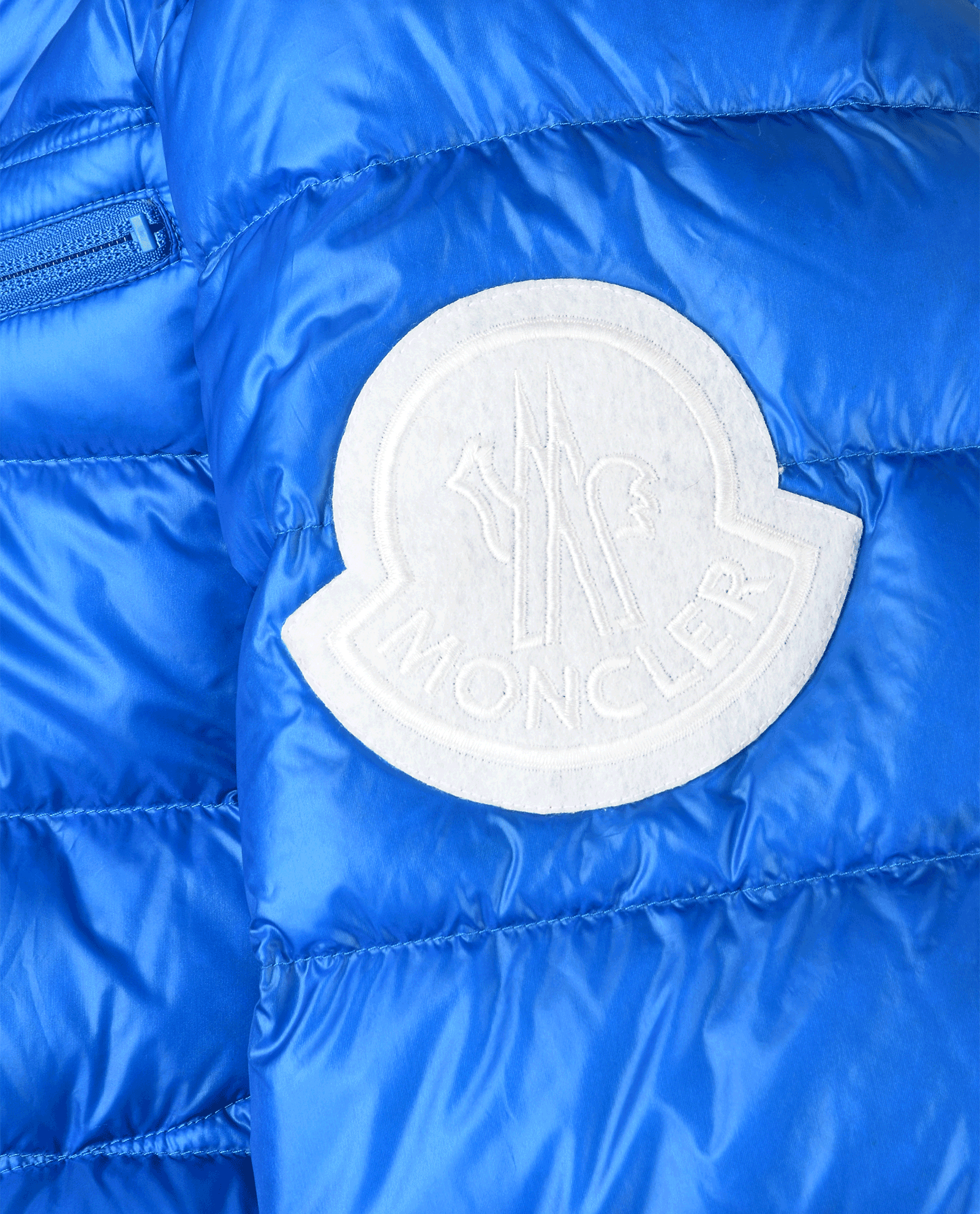 Moncler Down Jacket, &pound;495, Clothing, Blue, Down Feathers, Other view