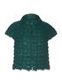 Moncler Sleeveless Lace Overlay Puffer, front view