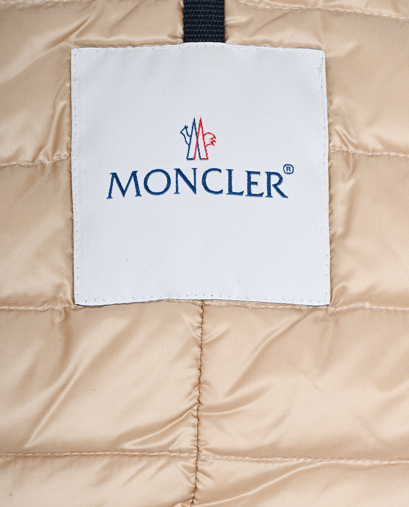 Moncler Collarless Zip-Up Jacket, &pound;320, Clothing, Black, Down Feathers, Other view