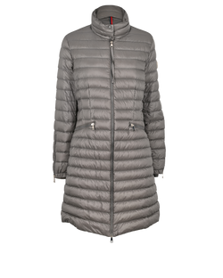 Moncler Long Puffer Jacket, Down/Feather, Grey, UK 18, 2*