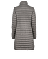 Moncler Long Puffer Jacket, £575, Clothing, Grey, Down Feathers, Back view
