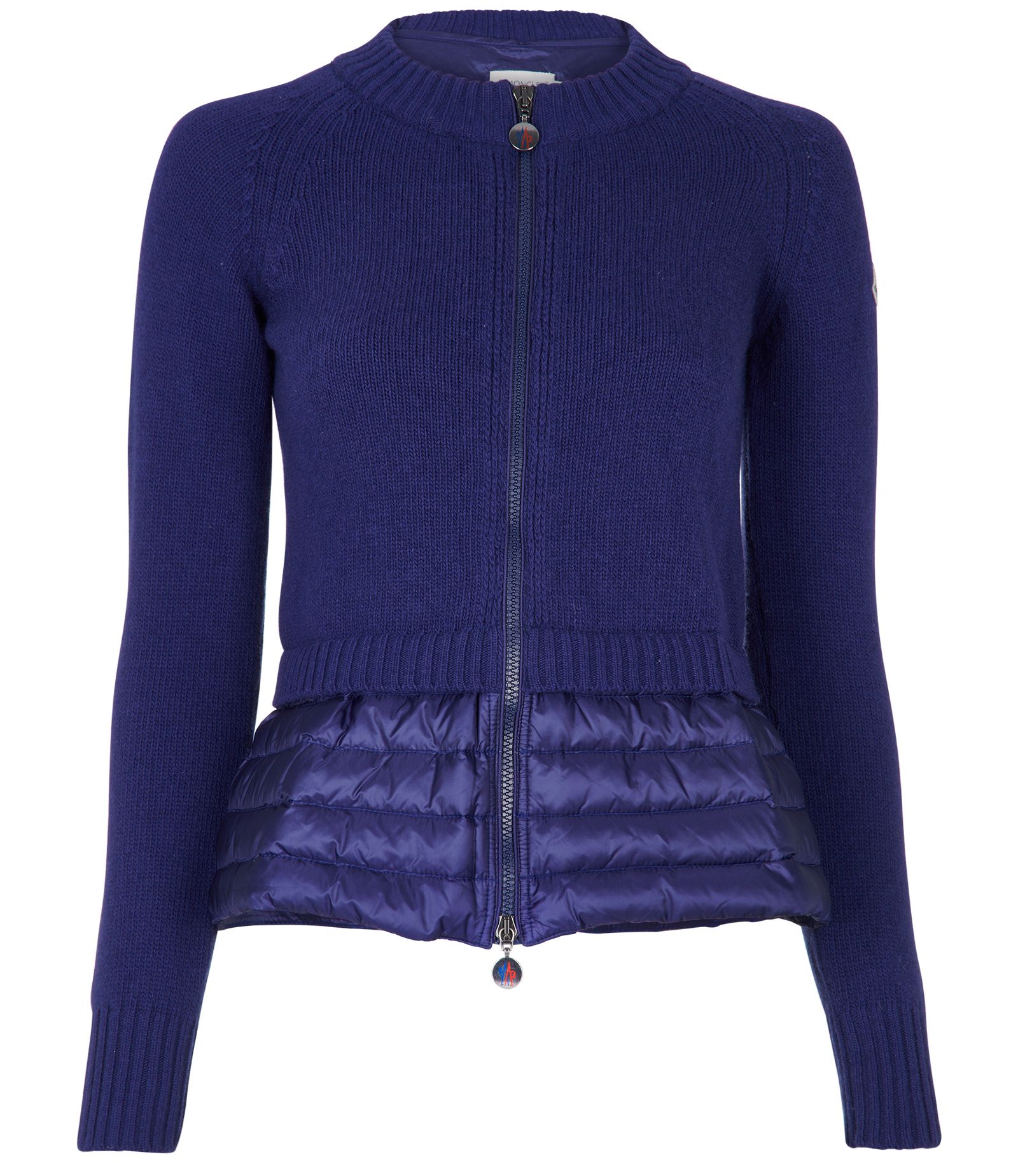 Vintage Moncler Longline Zip Up Fleece Jacket Womens Size M