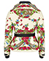 Moncler Floral Printed Ski Jacket, back view