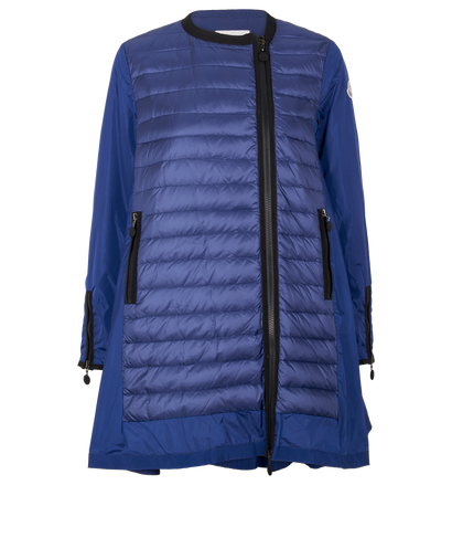 Moncler Arielle Cape Jacket, &pound;220, Clothing, Blue, Nylon, Front view