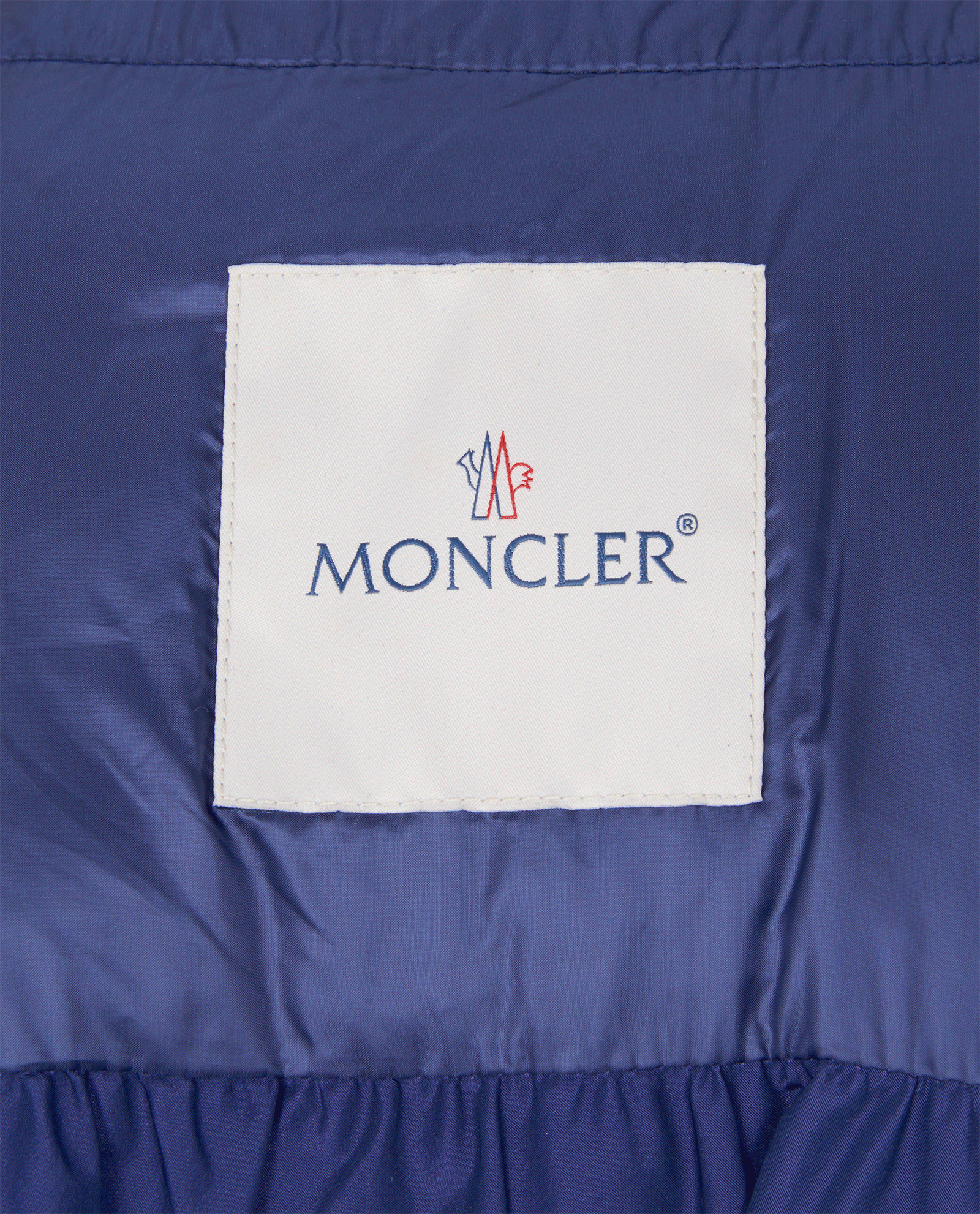 Moncler Arielle Cape Jacket, &pound;220, Clothing, Blue, Nylon, Other view