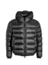 Moncler Myosotis Jacket, &pound;450, Clothing, Black, Down Feathers/Nylon, Front view