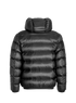 Moncler Myosotis Jacket, &pound;450, Clothing, Black, Down Feathers/Nylon, Back view