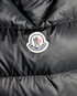 Moncler Myosotis Jacket, &pound;450, Clothing, Black, Down Feathers/Nylon, Other view