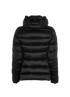 Moncler Tatie Puffer Jacket, &pound;420, Clothing, Black, Down Feathers/Polyester (Polymer), Back view
