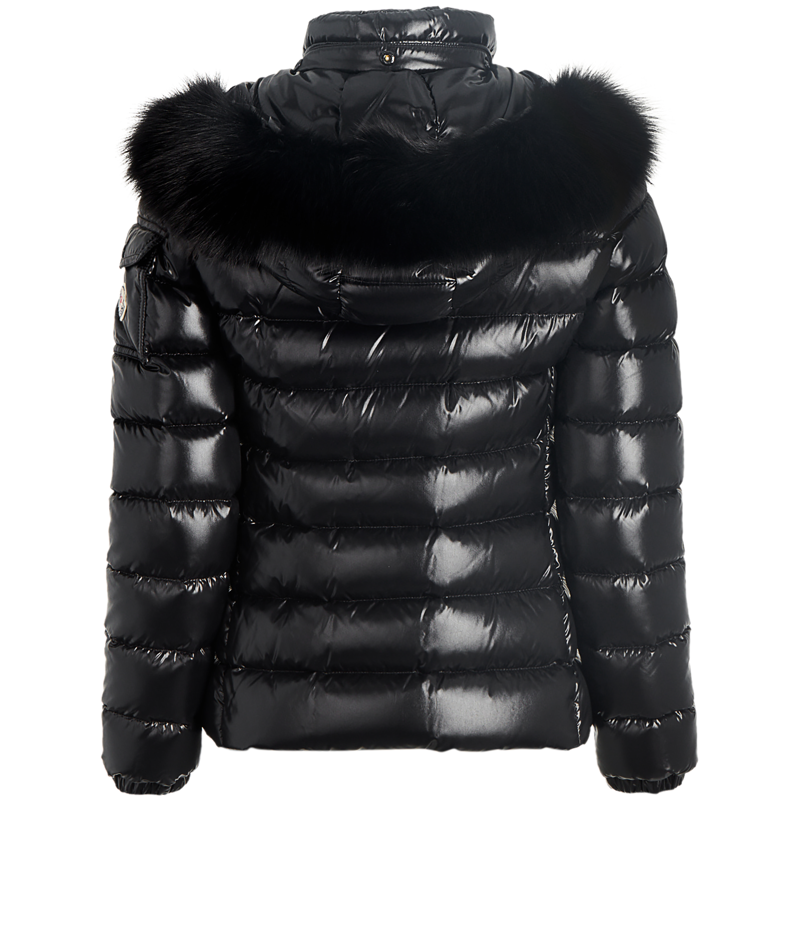 Moncler Bady Short Jacket, &pound;595, Clothing, Black, Down Feathers/Nylon, Back view