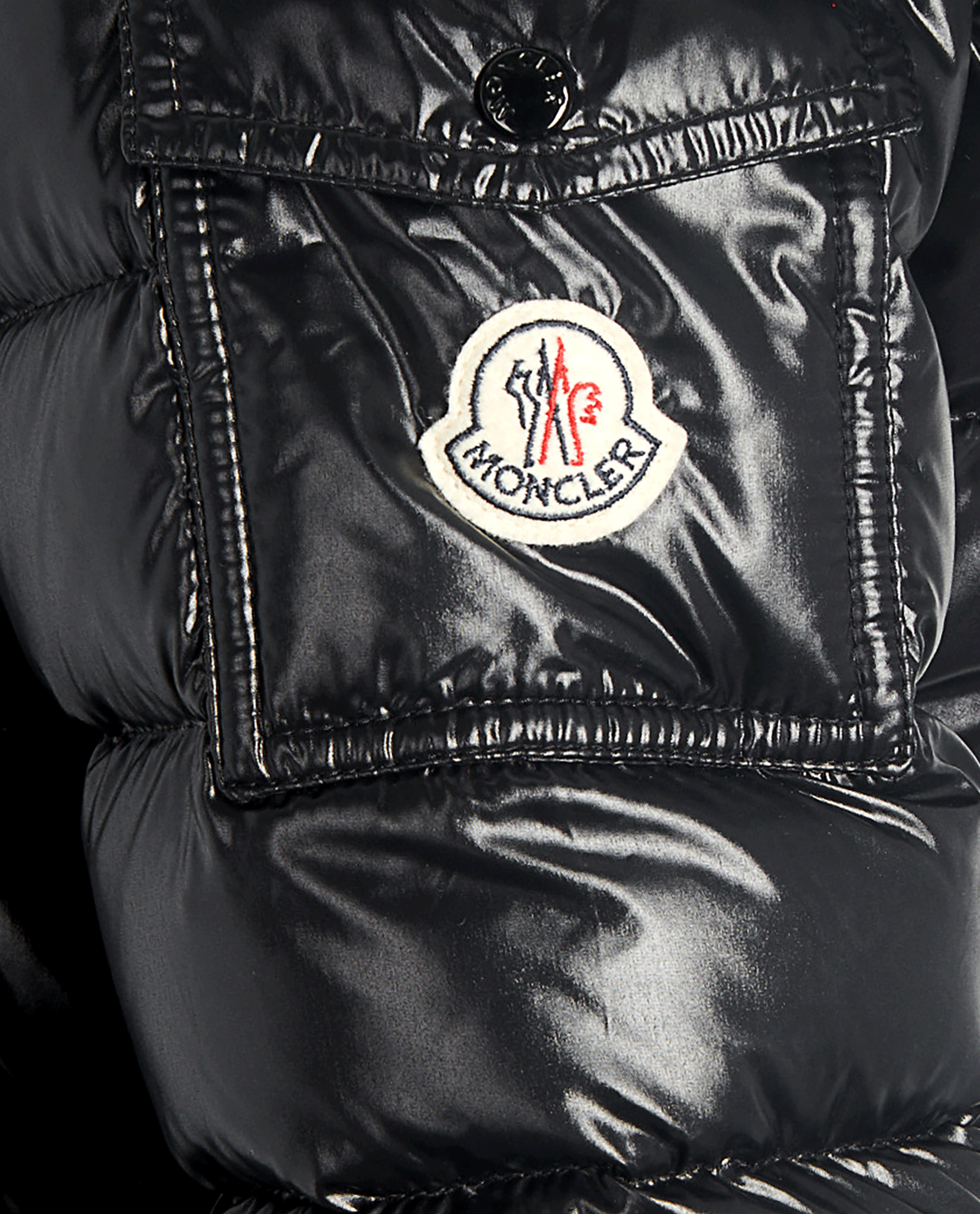 Moncler Bady Short Jacket, &pound;595, Clothing, Black, Down Feathers/Nylon, Other view