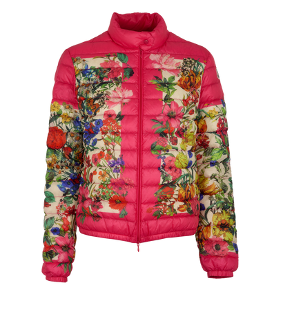 Moncler Alisia Jacket, &pound;295, Clothing, Pink, Down Feathers/Polyester Mix, Front view