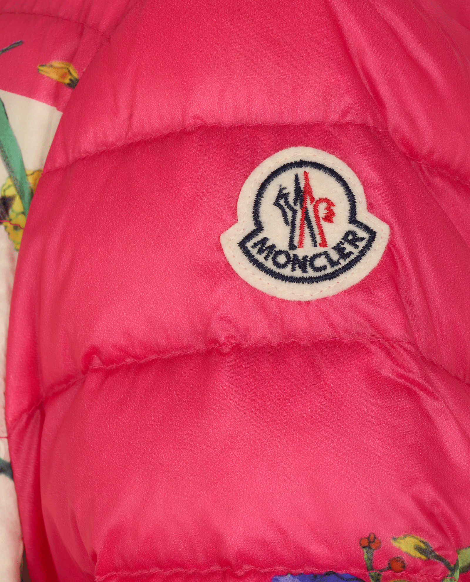 Moncler Alisia Jacket, &pound;295, Clothing, Pink, Down Feathers/Polyester Mix, Other view