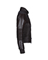 Moncler Short Ribbed Down Jacket, side view