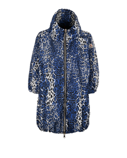 Moncler Lacour Jacket, Nylon, Blue/White, UK8, 2*