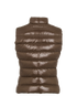 Moncler Ghany Gilet, &pound;250, Clothing, Brown, Down Feathers/Polyester, Back view