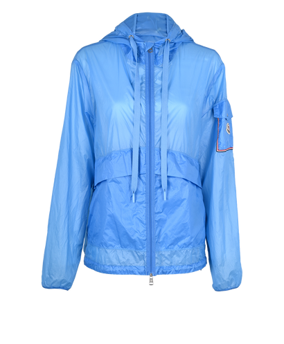 Moncler Ebizo Windbreaker, &pound;350, Clothing, Blue, Nylon, Front view