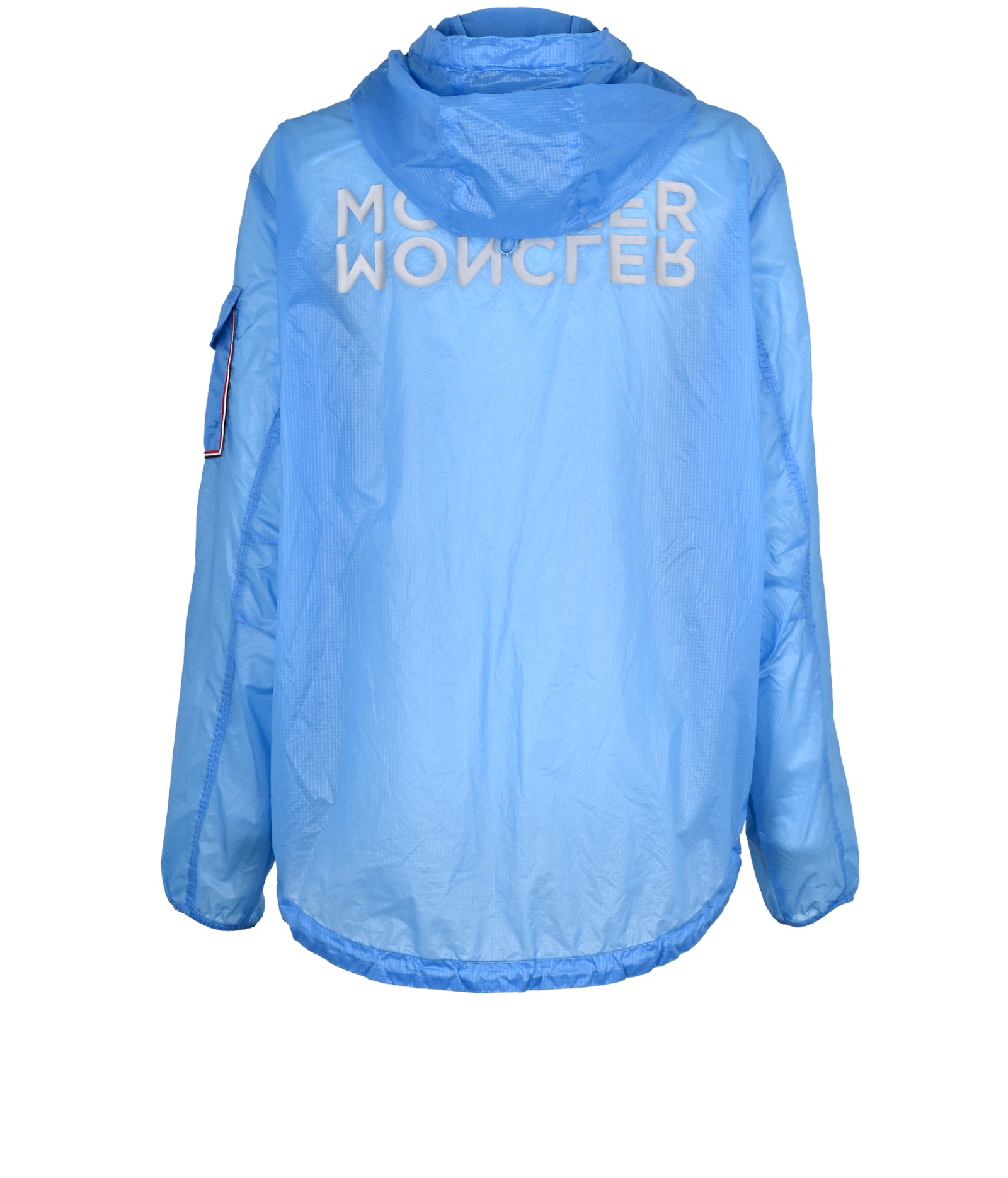 Moncler Ebizo Windbreaker, &pound;350, Clothing, Blue, Nylon, Back view