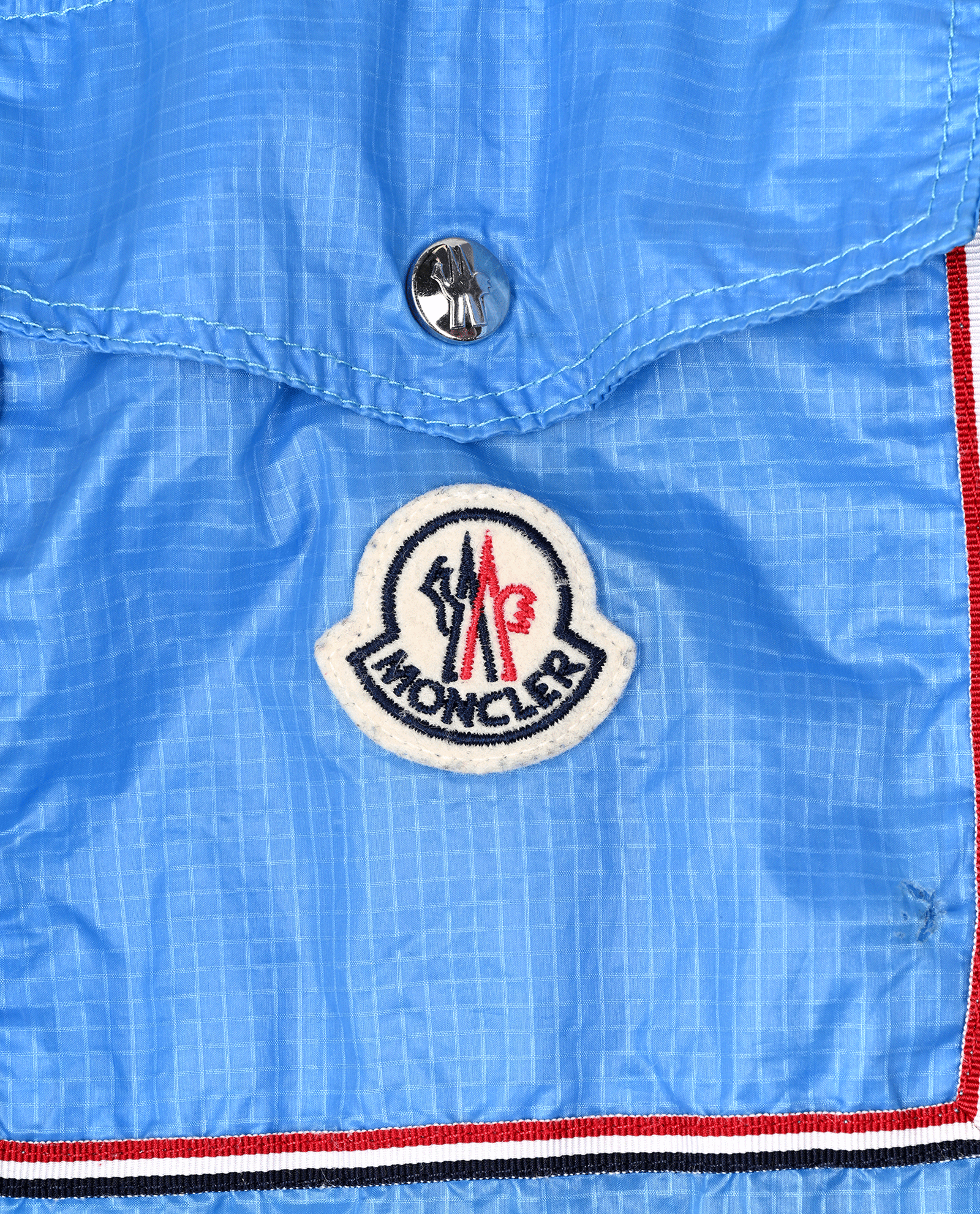Moncler Ebizo Windbreaker, &pound;350, Clothing, Blue, Nylon, Other view