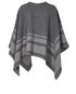 Mulberry Striped Cape, back view