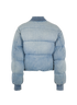 Off-White x Levi's Denim Cropped Puffer Jacket, back view