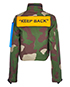 Off White Nike Collab Camo Jacket, back view