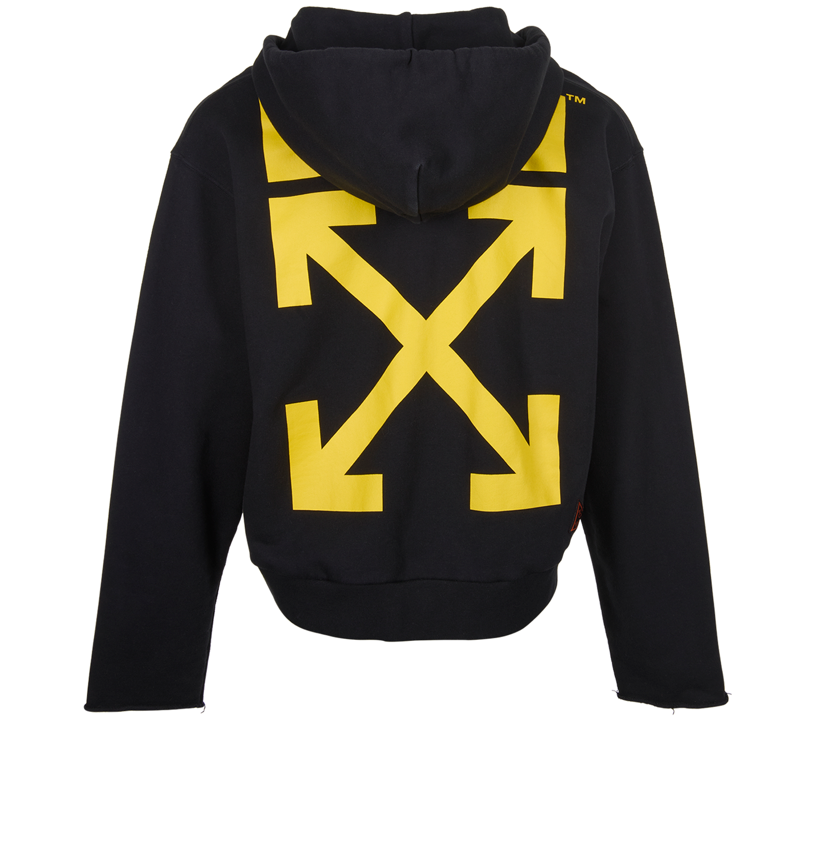 Off-White Motorbike & Logo Jacket, &pound;210, Clothing, Black, Cotton, Back view