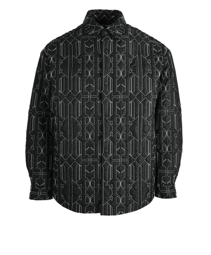 Palm Angels Quilted Overshirt, front view