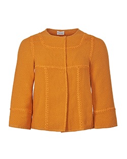 Philosophy Orange Tweed Jacket, Wool, Orange, UK 8