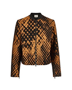 Phillip Lim Bomber Jacket, Wool/Polyamide, Bronze/black, UK 6