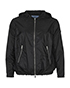 Prada Re-Nylon Jacket with Hood, front view