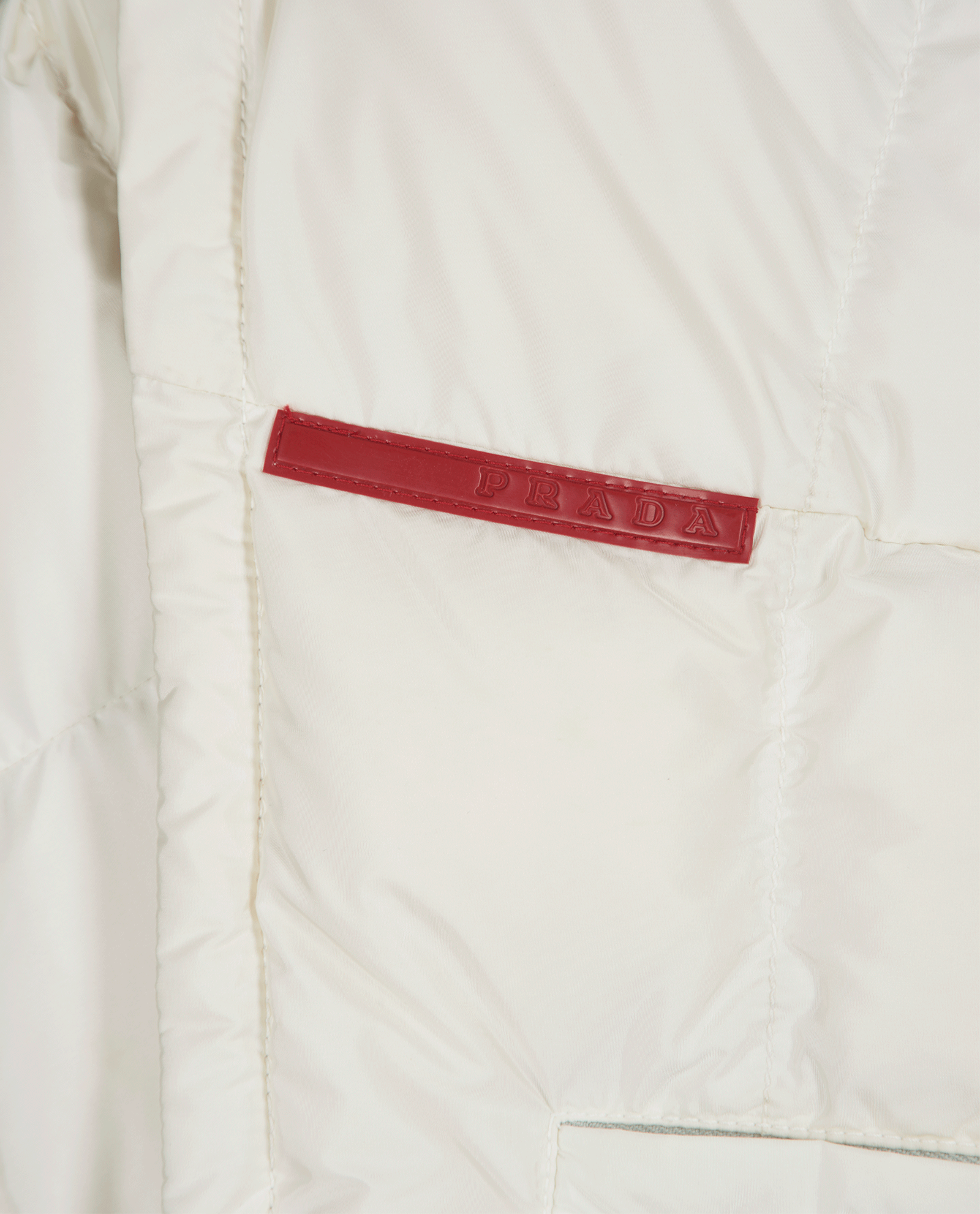 Prada Linea Rossa Quilted Gilet, &pound;250, Clothing, White, Down Feathers/Nylon, Other view