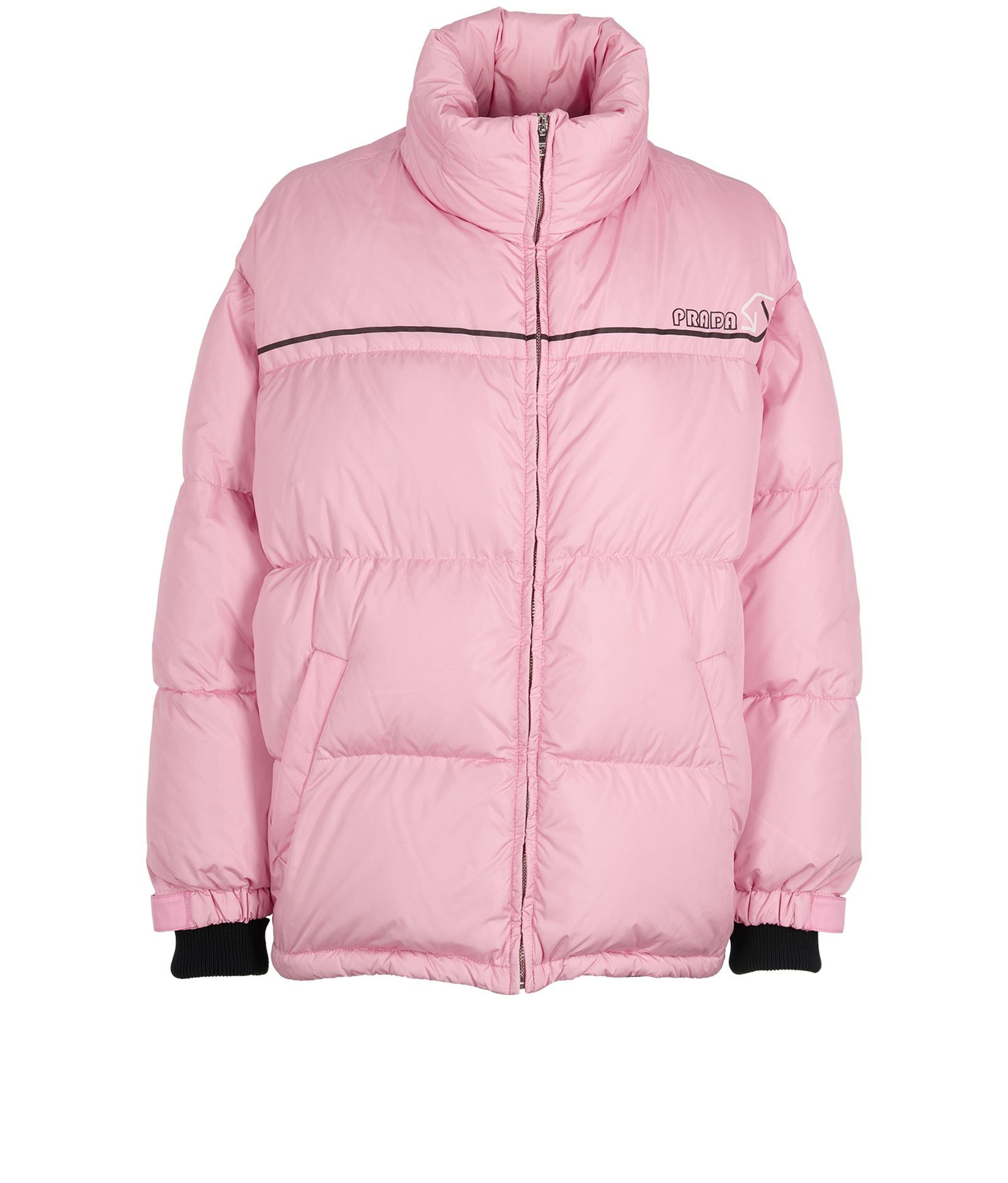 Prada Logo Puffer Jacket