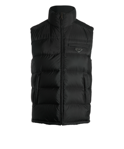 Prada Triangle Logo Gilet, &pound;495, Front view