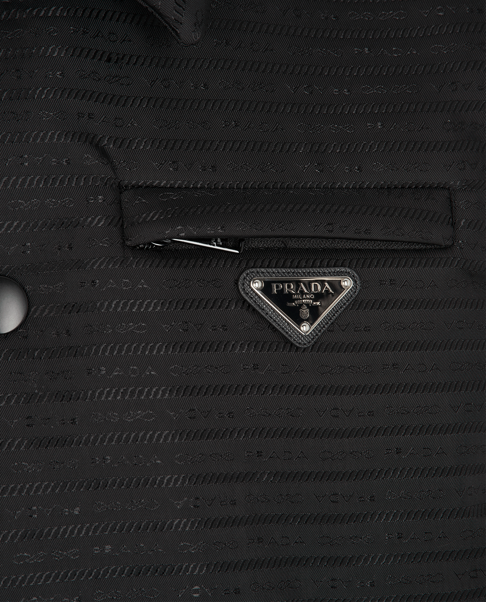 Prada Logo Gilet, &pound;750, Clothing, Black, Polyester (Polymer), Other view