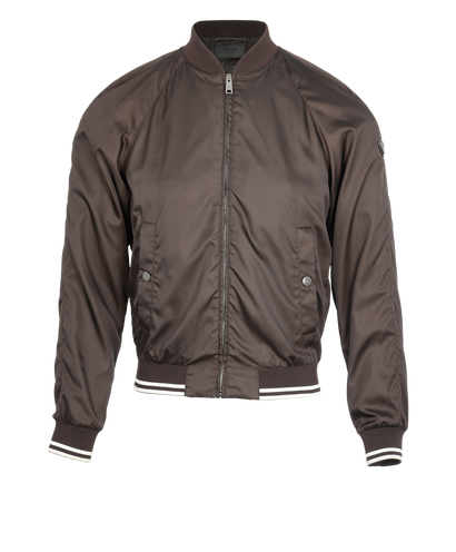 Prada Nylon Bomber Jacket, front view
