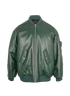 Prada Triangle Logo Pocket Bomber Jacket, front view