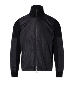 Prada High Neck Jacket, Mens, Wool, Black, Sz L, 3*