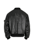 Prada Nappa Bomber Jacket, &pound;2,500, Clothing, Black, Leather, Back view
