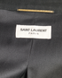 Saint Laurent Structured Blazer, £950, Clothing, Black, Silk, Other view