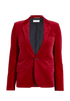 Saint Laurent Velvet Blazer, front view