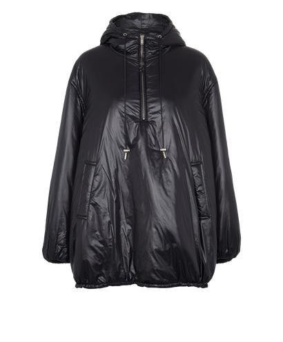 Saint Laurent Cassandre Half-Zip Shell Jacket, front view