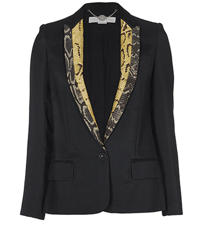 Stella McCartney Blazer, £195, Clothing, Black, Wool, Front view